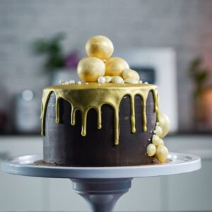 Gold Dripping Cake